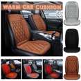 thumbnail image 2 of PVCS Coussin Chauffant Universel en Velours 12V pour Voiture Coussin Chauffant d'Hiver, 2 of 7