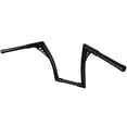 thumbnail image 4 of Krator 1.25" Black Handlebar with 14" Rise - Fat 1 1/4" Ape Hanger Bar Compatible with Harley Davidson Street Bob FXBB 2018-2020, 4 of 5