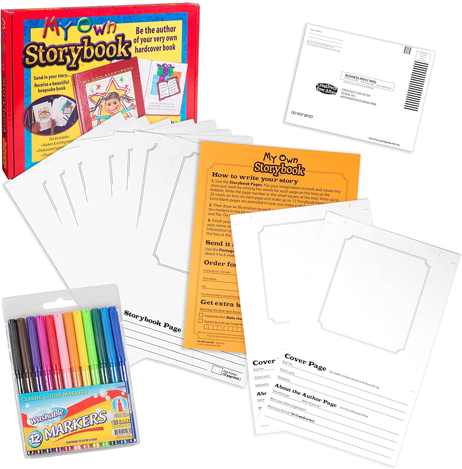 Storybook kit - my own storybook - create your own hardcover picture book,  be the author of your very own hardcover book by brand creatively ever  after - walmart.com
