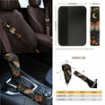 thumbnail image 4 of Yuyamidu Butterfly Car Seat Covers Set Flower Steering Wheel Cover Seat Belt Covers Trash Bin Rearview Mirror Cover Car Armrest Cover Coasters Gear Shift Knob Cover 14 Pack Auto Interier Accessories, 4 of 7
