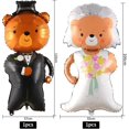 thumbnail image 2 of 9 Pices Ballons De Mariage, Gant Ballons Voiture De Mariage, Ronds Mr Mrs D'aluminium Ballons, Xxl Ours Mignons Ballons Pour Mariage Fianailles Je, 2 of 5