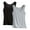 Grey, variant on Women's 2-Pack Seamless Camisoles, Solid Color Sleeveless Icy Silk Vest Tops, Invisible Base Layer Shirts for Summer Layering and Comfort Blue XL