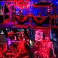 thumbnail image 4 of JMEXSUSS 500 LED Red Lights Outdoor, 173ft 8 Modes Halloween Lights, Waterproof Green Wire LED Christmas String Lights Plug in for Indoor Party Christmas Halloween Decoration, 4 of 9