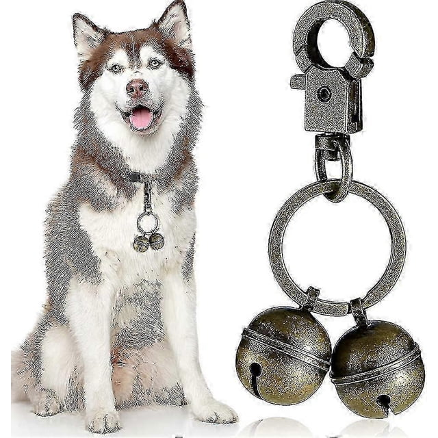 Extra Loud Pair Of Cat And Dog Bells Brass Bells For Pets Collar Charm Pendant