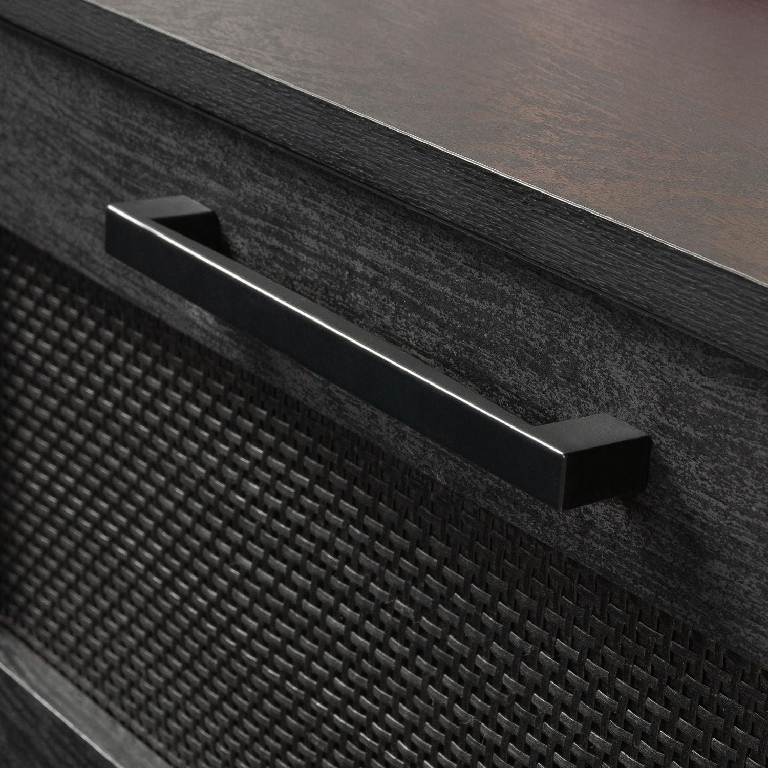 Sauder Tiffin Line Night Stand, Raven Oak, 433511