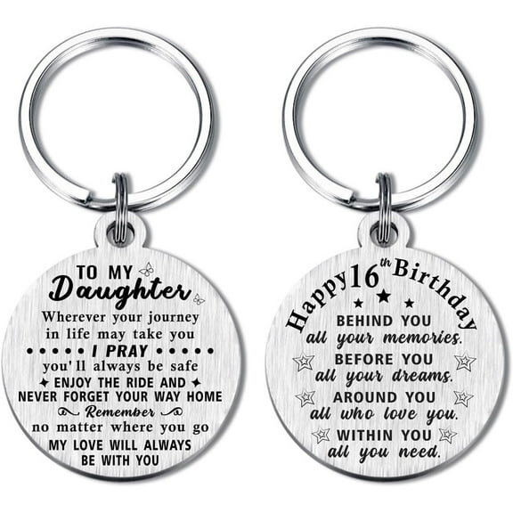 16th Birthday Gifts, 16 Year Old Birthday Keychain, Born in 2009 Gifts, 2009 Birthday Decorations