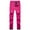 Pink, variant on Dyfzdhu Fleece Lined Pants for Women Men's Soild Pant Hiking Trousers Windproof Work Pockets Warm Outdoor Fitness Softshell Black