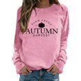 thumbnail image 2 of Fall Sweatshirts for Women 2025 Long Sleeve Crewneck Farm Fresh Autumn Harvest Graphic Sweatshirt Pullover Tops, 2 of 6