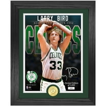 Highland Mint Larry Bird Boston Celtics 13'' x 16'' NBA Legends Bronze Coin Photo Mint