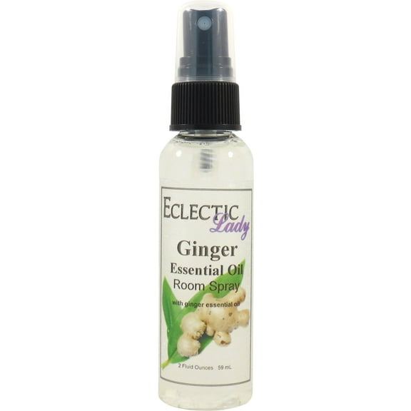 Ginger Room Spray by Eclectic Lady (Double Strength), 2 Ounces, Fragrant Aromatic Room Mist For Home, Room, Office, Made with Essential Oils