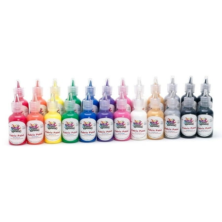 Color Splash!® Dimensional Fabric Paint Assortment, 1 oz. (Pack of 24)