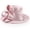 Pink, variant on vlrwzc Satin Cloth Church Hat Women Wide Brim Hat Elegant Wedding Photography Hat Female Banquet Fancy Fascinator Formal Hat
