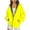 Yellow, variant on Zip Up Hoodies for Womens Pullover Fashion Plus Size Winter Warm And Fleece Heavy Printed Hooded Jacket With Zipper Double Pockets Gfit for Women