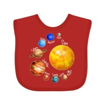 Inktastic Sun and Planets- Yes, and Pluto Boys or Girls Baby Bib