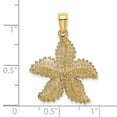 thumbnail image 2 of FJC Finejewelers 14k Yellow Gold Beaded Starfish Charm, 2 of 5