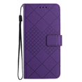 thumbnail image 4 of Flip Wallet Case for Samsung Galaxy A36 with Kickstand & Wrist Strap, Shockproof TPU Inner Purple, 4 of 7