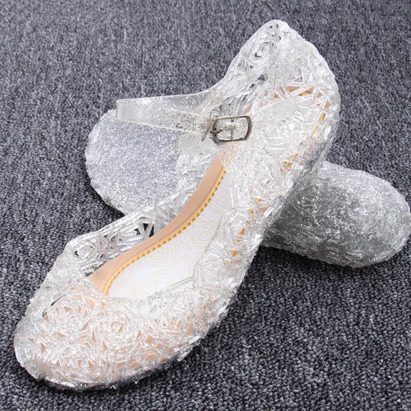 LOLIPPYY 1 Pair of Baby Girls Sandals Style Adjustable Strap for Dressy Occasions