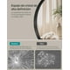 thumbnail image 3 of SONGMICS HOME Espejo Decorativo de Pared, Espejo de Pared Redondo, Marco Metálico, 61 cm de Diámetro, Negro, 3 of 6
