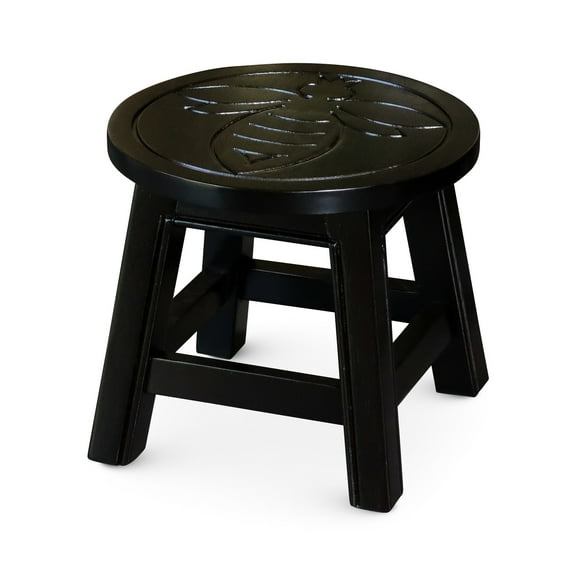 Queen Bee Wooden Step Stool, Hue - Rubberwood, Different Purposes , Inspired Rubberwood For Diverse Applications