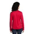 thumbnail image 2 of Port Authority Ladies Silk Touch Performance 1/4-Zip LK584, 2 of 4