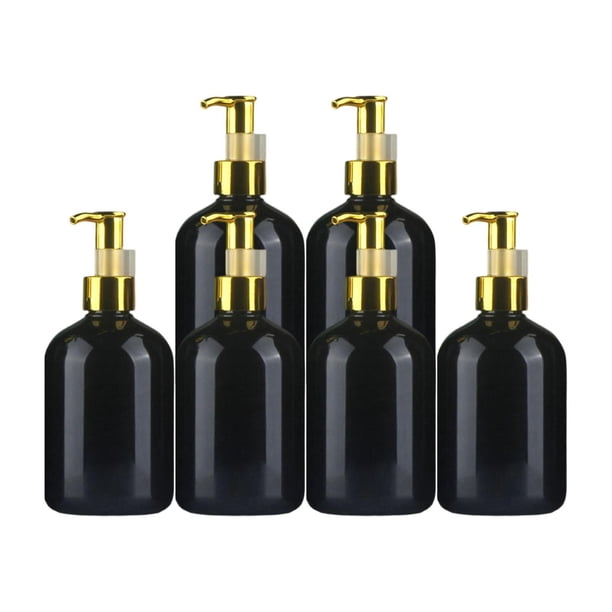 6 dispensadores de jabón, botellas de champú, cómodos, multiusos, portátiles, con bomba. 300 ml