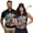 American 250th Anniversary Flag, variant on HUIACONG Polka Dot Matching Golf Shirts for Couples Sleeveless Golf Shirts for Women Moisture Wicking Mens Short Sleeve Collared Golf Shirt Quick Dry Lightweight Woman M
