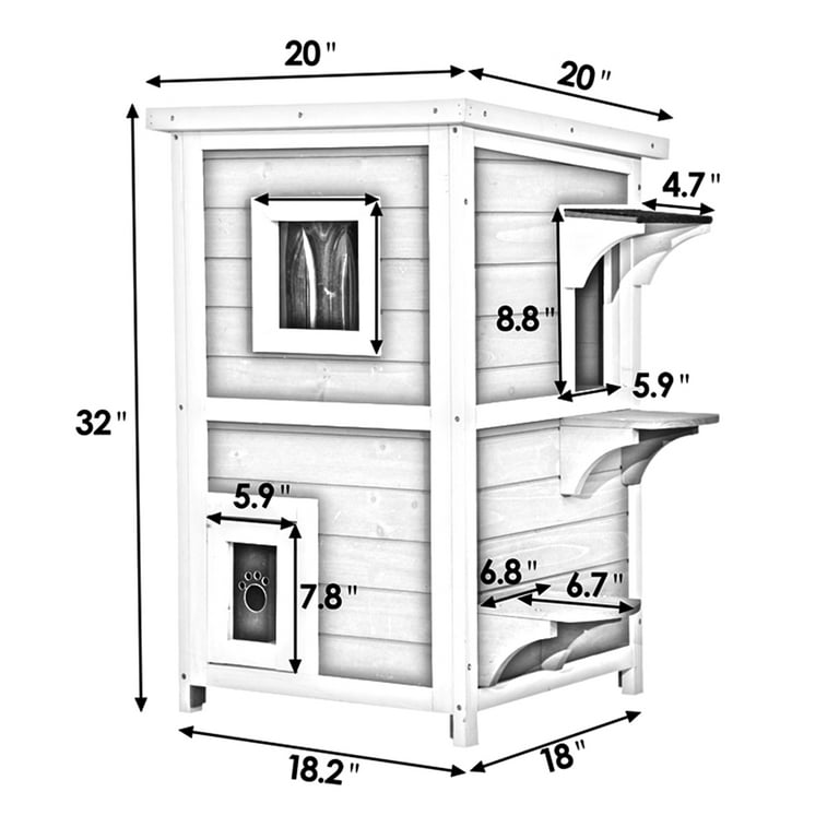 Lovupet hotsell 2 story