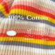 thumbnail image 3 of Falda de cereza con rayas de colores, ropa para mascotas, ropa para perros, camisa de respaldo, falda para perros de dos patas, 3 of 6
