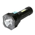 thumbnail image 2 of Linterna Led de Alta Potencia con Luz Lateral Cob | Linterna Recargable de 1200 Lúmenes para Camping | 4 Modos de Iluminación, Carga Usb y Resistente Al Agua Ipx6 para Actividades Al Aire Libre, 2 of 7