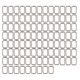 thumbnail image 2 of Hebilla De Cinturón, 100 Piezas De Cierre De Anillo Cuadrado De Cinturón De Metal, Cierre Rectangular Para Correa De Cincha, Hebilla De Gancho Brillante, 2 of 7