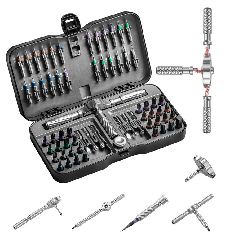 VMAN 66 in 1 Magnetic Precision Screwdriver Set Partition Storage