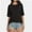 Black, variant on Women's Short Sleeve Crew Neck T-Shirt - Relaxed Fit, Soft Casual Tee
