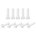 thumbnail image 1 of Unique Bargains M3x16mm Plastic Phillips Bolts PC Pan Head Machine Screws Transparent 100 Pack, 1 of 5