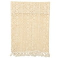 thumbnail image 1 of OULII Room Divider Curtain For Living Room Window Khaki Cotton Thread Washable 1Pack, 1 of 4