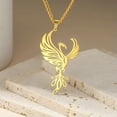 thumbnail image 4 of EOEMY Stainless Steel Charm Phoenix Necklace Amulet Animal Fashion Jewelry For Women, 4 of 9