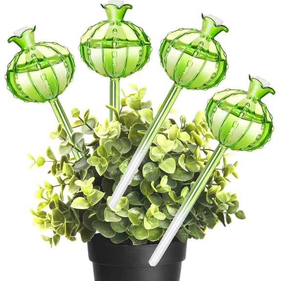 4 Pack Self Watering Planter Insert,Plant Watering Devices Plant Watering Globes for Indoor Plants,Easy Plants Live Houseplants Self Watering Plant Accessories Indoor Items for Plant Lovers