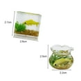 thumbnail image 5 of Opvise Fish Tank Toy Miniature Ornaments Resin Dollhouse Fish Tank Scene Accessories for Girls Random Color Round, 5 of 8