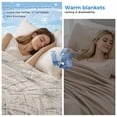 thumbnail image 2 of Summer Palm Trees Cooling Blanket,Lightweight Breathable Summer Throw Blanket with Double Sided Cold Effect,Vintage Botanical Tropical Leaves Picnic Blankets Bed Sheet for Hot Sleepers 50"x60", 2 of 8
