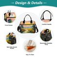 thumbnail image 3 of Medium Cooler Bag Lunch Bag Portable Meal Bag Work Meal Bag Outdoor Meal Bag Travel Meal Bag Picnic Meal Bag Going Out Meal Bag Watercolor Yellow Sky, 3 of 6