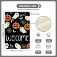thumbnail image 5 of Welcome Halloween Boo Ghosts Pumpkins Spider Web House Flag Large 28X40 Inch Big Vertical Double Sided Yard Outdoor Outside Holiday Decoration, 5 of 6