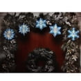 thumbnail image 2 of Impact Snowflake Christmas Light Set - 4.5' - White Wire - 10ct, 2 of 3