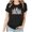 Black, variant on Puntoco Plus Size Tops Easter Shirt for Women Happy Easter Egg Tee Cute Bunny Graphic Funny Letter Print Casual Short Sleeves Tee Tops White XL(XL)