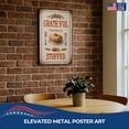 thumbnail image 2 of Grateful Thankful Stuf Metal Poster by DC | Vintage Tin Sign Wall Art for Indoor Use | 7x10" Rust-Free Aluminum Decor for Kitchen | UV Protected & Weatherproof Print | Made in USA, 2 of 6
