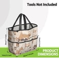 thumbnail image 3 of Garden Tool Bag,Shiba Inu Garden Tool Organizer,Garden Gifts,Waterproof Multi-Pocket Garden Tool Storage 11.8x5.5x11.4 Inch(Tools NOT Included), 3 of 6