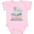 thumbnail image 3 of Inktastic Will You Be My Godmother? Boys or Girls Baby Bodysuit, 3 of 5