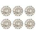 thumbnail image 1 of 6 pinzas para zapatos con diamantes de imitación de cristal, pinzas para zapatos con flores de diamantes de imitación desmontables, hebillas para zapatos, decoración para zapatos de novia y boda., 1 of 14