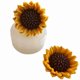 thumbnail image 1 of Vela perfumada de girasol, molde de silicona hecho a mano, adornos de yeso de girasol, molde de pegamento for jabón, herramientas de artesanía DIY, 1 of 4