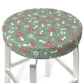 thumbnail image 6 of Goofa Retro Hippie Groovy Mushroom Printed Stool Covers Round, Waterproof Round Bar Stool Covers Anti-Slip Round Bar Stool Seat Cover with Elastic Bands Durable -14 inch, 6 of 7