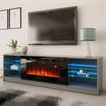 thumbnail image 5 of Boston 01 Electric Fireplace Modern Wall Unit Entertainment Center, 5 of 7