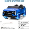 thumbnail image 3 of 24V Ride On Truck Car for Kids, 2 Seater Electric Vehicle w/Parent Remote Control, Smooth Start, Bluetooth Music & LED Lights, Battery Powered Car for 3 Years+ Boys Girls, 3 of 7